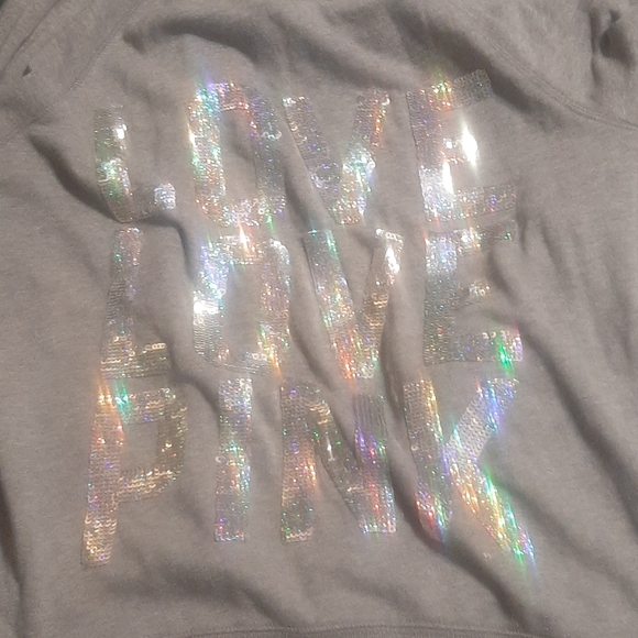 Pink zip up sweatshirt - Picture 4 of 4